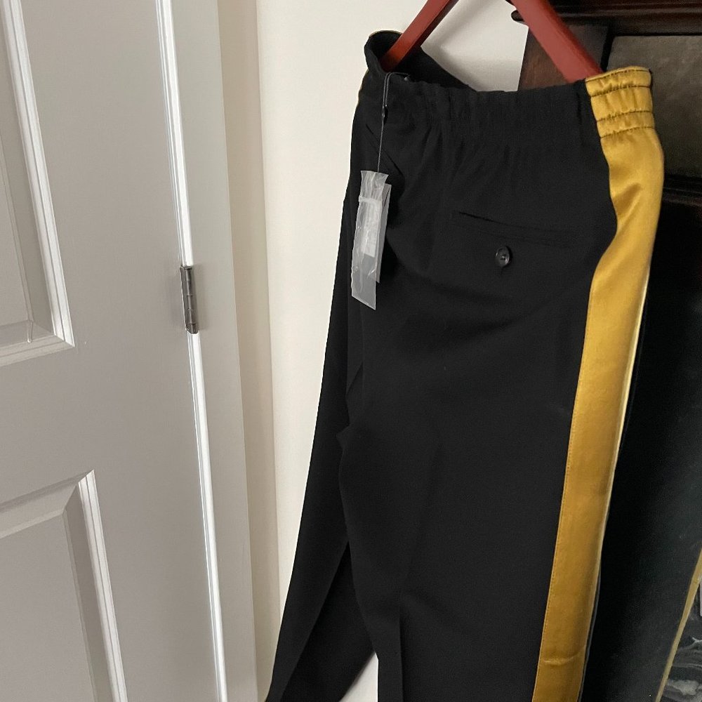 Alexander McQueen side stripped tailored trousers